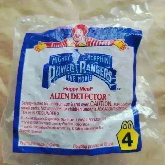 1990s-McDonalds- Power Rangers Alien Detector - Picture 1 of 2